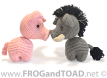 Pig & Boar / Cochon & Sanglier - Amigurumi Crochet - FROGandTOAD Créations